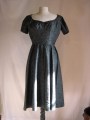 Robe en laine et soie vintage 1950